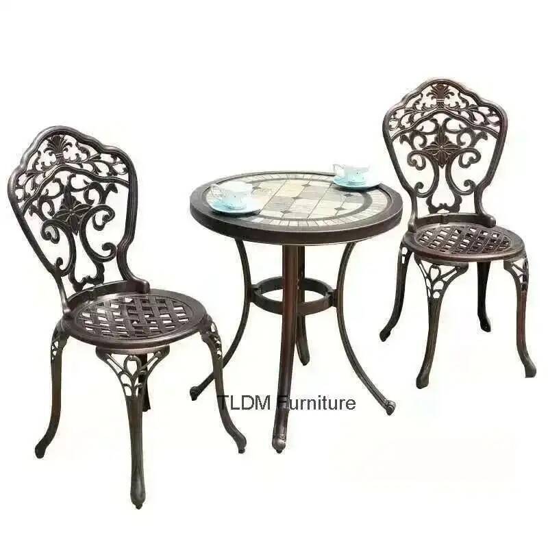 Outdoor Furniture Iron - Set di mobili Sedie per il