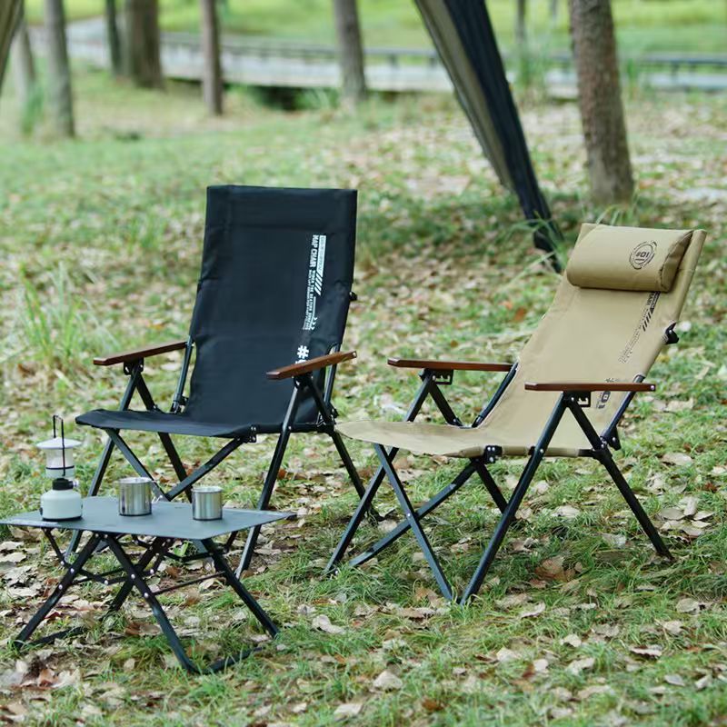 Outdoor Furniture Iron - Sedia da Spiaggia e Campeggio Pieghevole