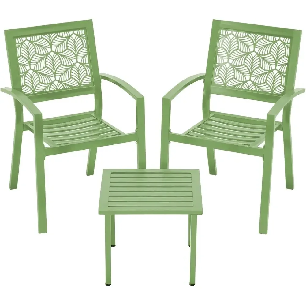 Outdoor Furniture Green - Set Bistrot da Esterno in 3