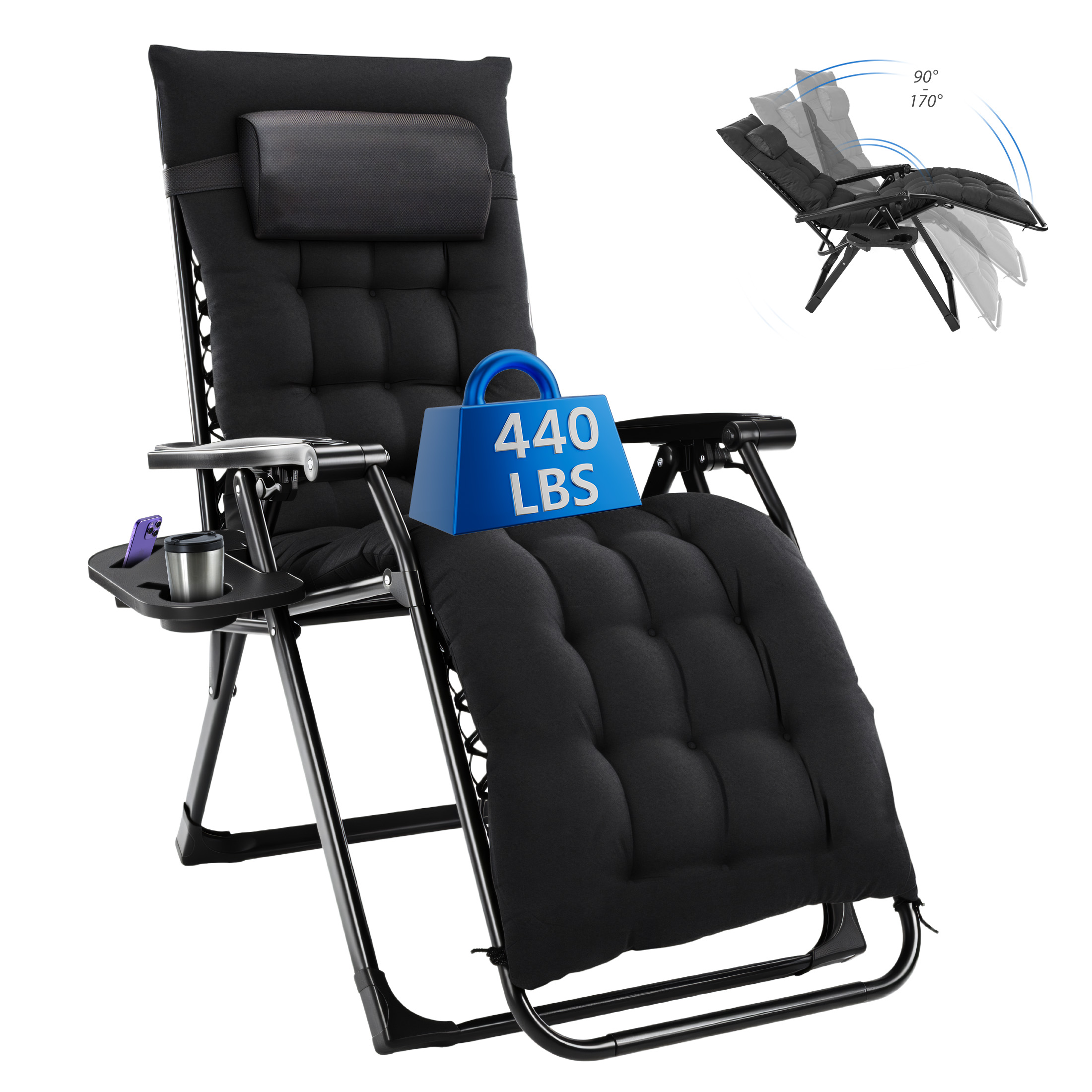 Outdoor Furniture Lounge Set - Sedia a sdraio MCQ Zero Gravity