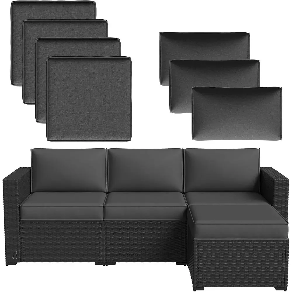 Outdoor Furniture Grey - Set di mobili da esterno grigi