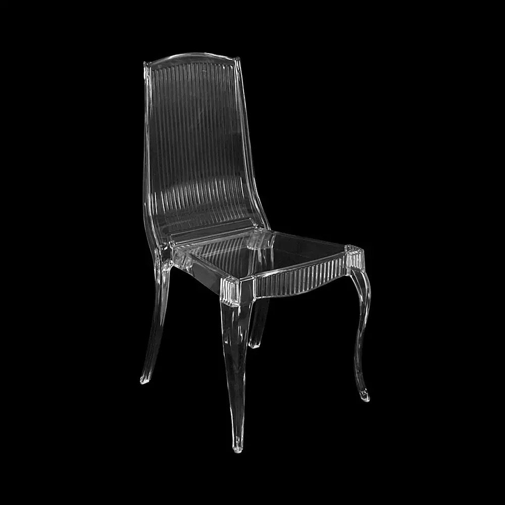 Outdoor Furniture Rental For Party - Sedia Trasparente in Cristallo FStar per