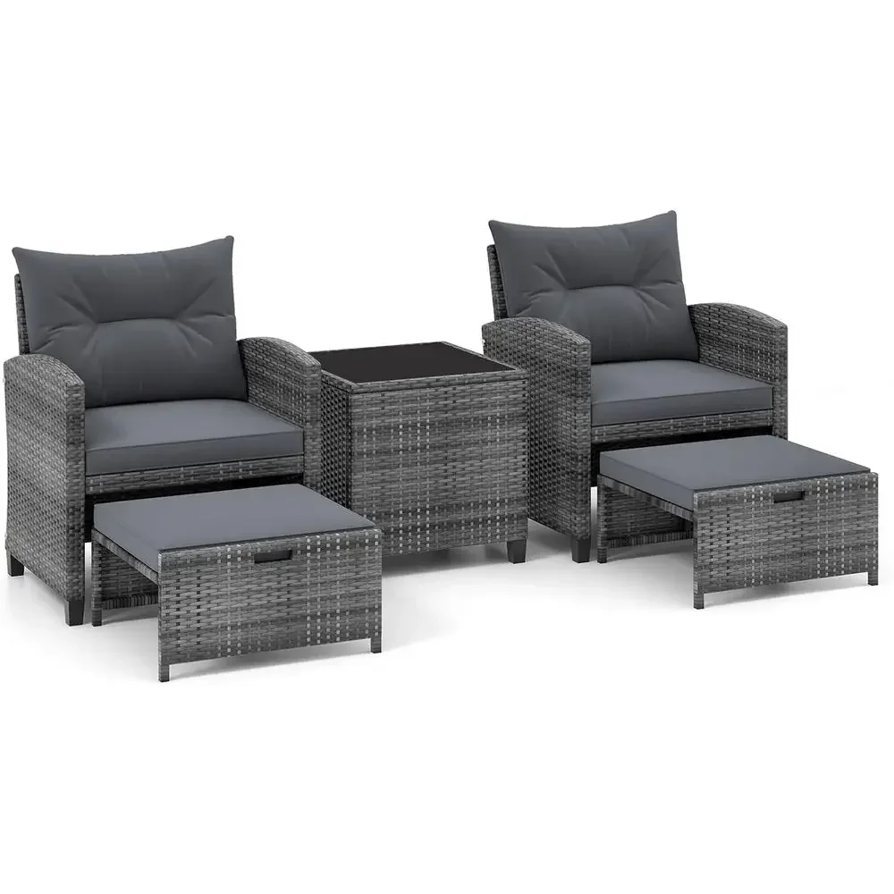 Outdoor Furniture Grey - Set di mobili da esterno in