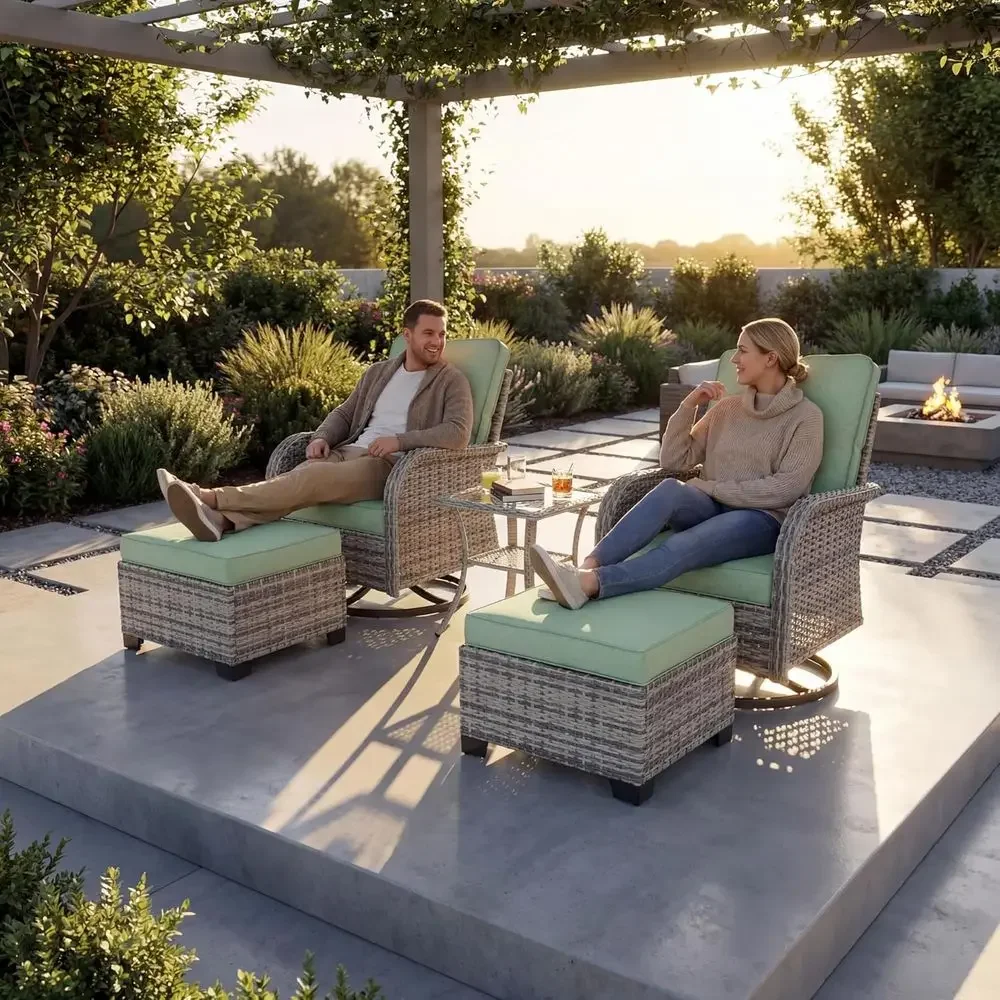 Outdoor Furniture Green - Set di Mobili da Esterno: Sedia