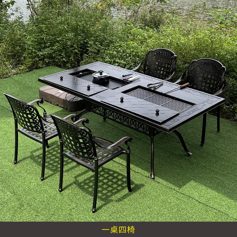 Outdoor Furniture Iron - Set di mobili da giardino in