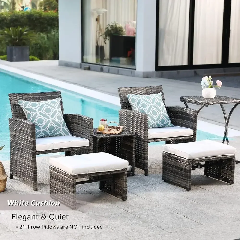 Set di mobili da giardino in v - Outdoor Furniture Grey recensione e prezzo
