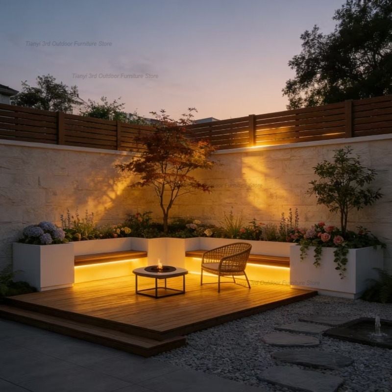 Sgabello Luminoso da Terrazzo  - Outdoor Furniture Iron recensione e prezzo