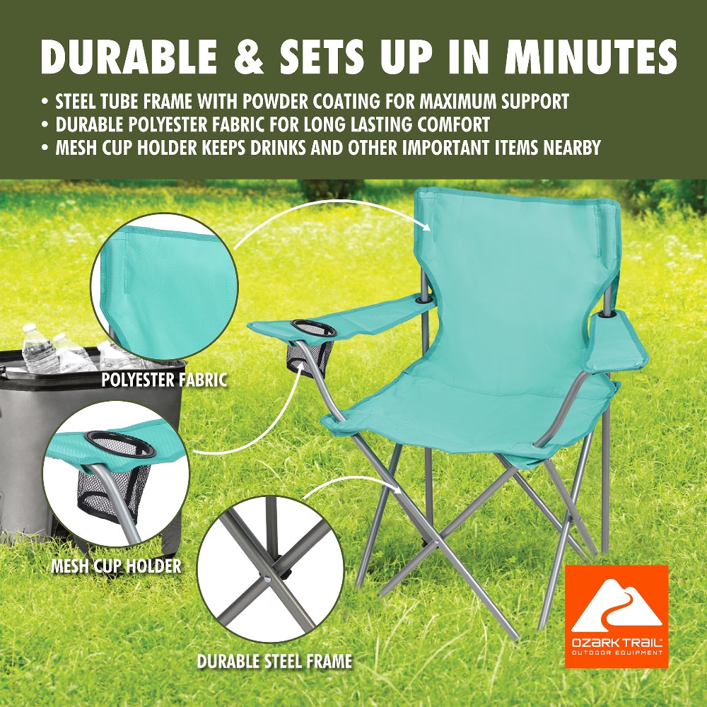 Sedia da Campeggio Pieghevole  - Outdoor Furniture Green recensione e prezzo