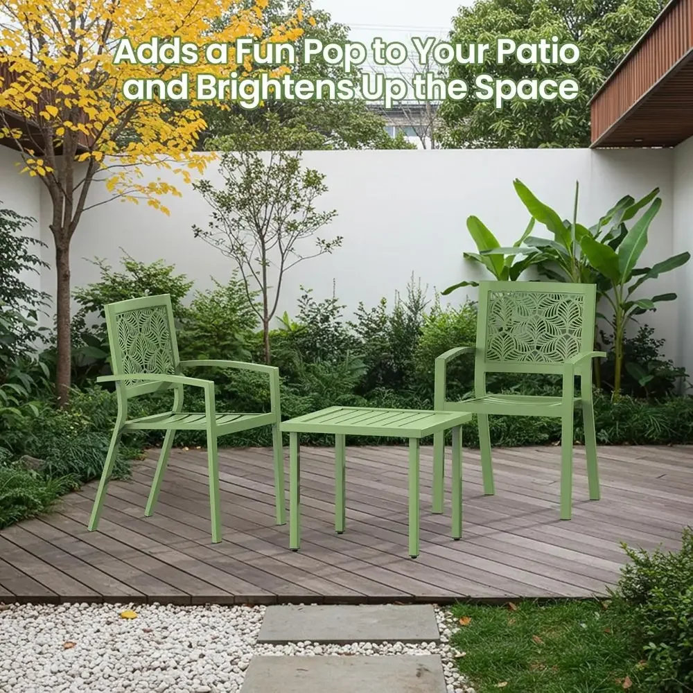 Set Bistrot da Esterno in 3 Pe - Outdoor Furniture Green recensione e prezzo