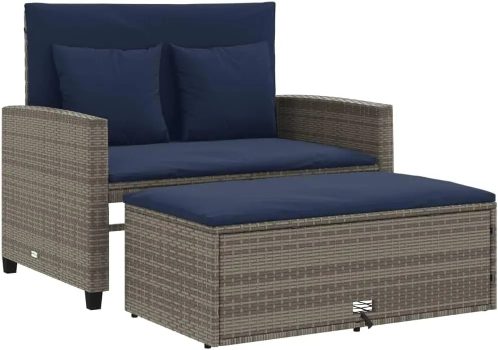 Divano da giardino convertibil - Outdoor Furniture Grey recensione e prezzo