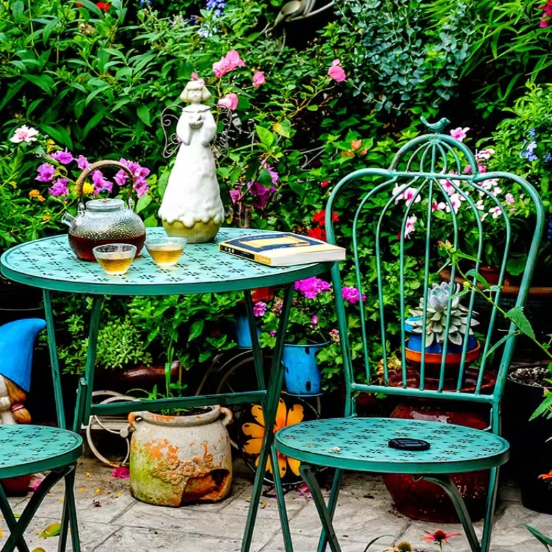 Sedie da giardino per cortile  - Outdoor Furniture Iron recensione e prezzo