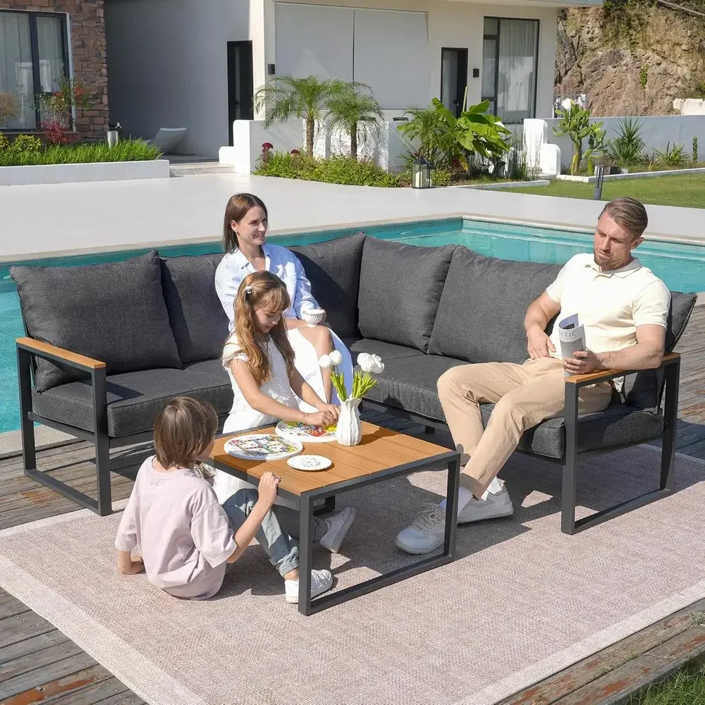 Set di divani componibili da e - Outdoor Furniture Grey recensione e prezzo