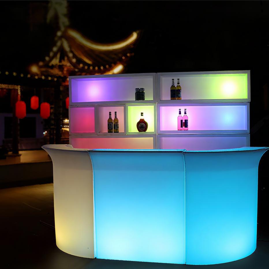 Bancone bar con diodo luminesc - Outdoor Furniture Rental For Party recensione e prezzo