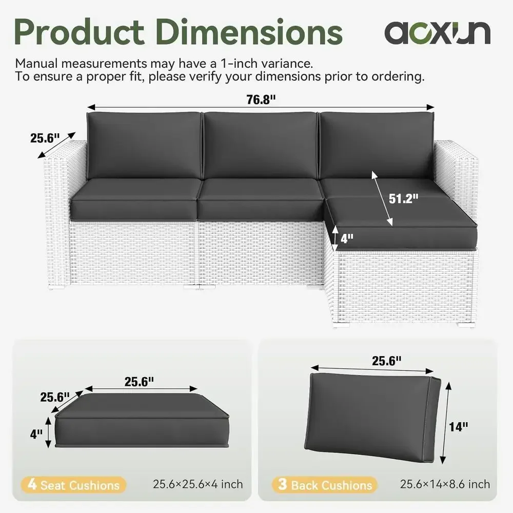 Set di mobili da esterno grigi - Outdoor Furniture Grey recensione e prezzo