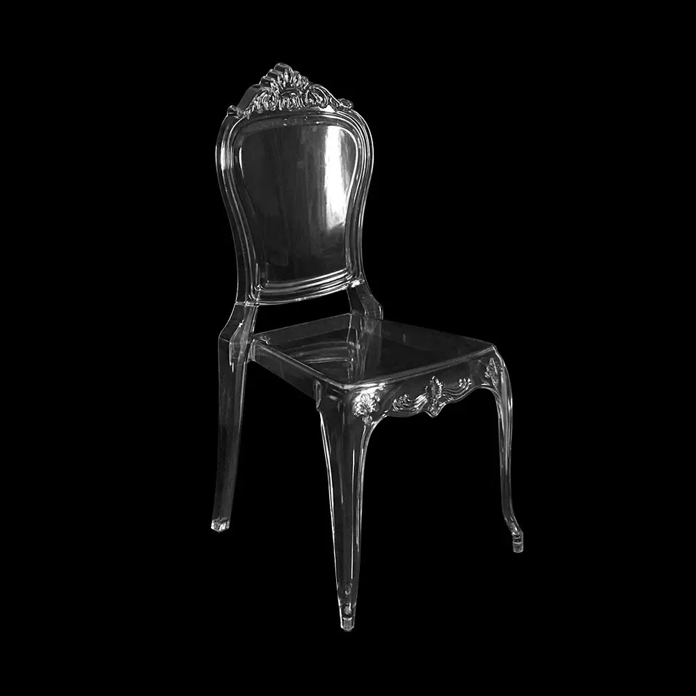 Sedia Trasparente in Cristallo - Outdoor Furniture Rental For Party recensione e prezzo