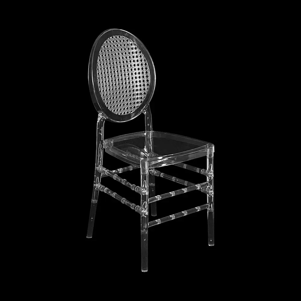 Sedia Trasparente in Cristallo - Outdoor Furniture Rental For Party recensione e prezzo