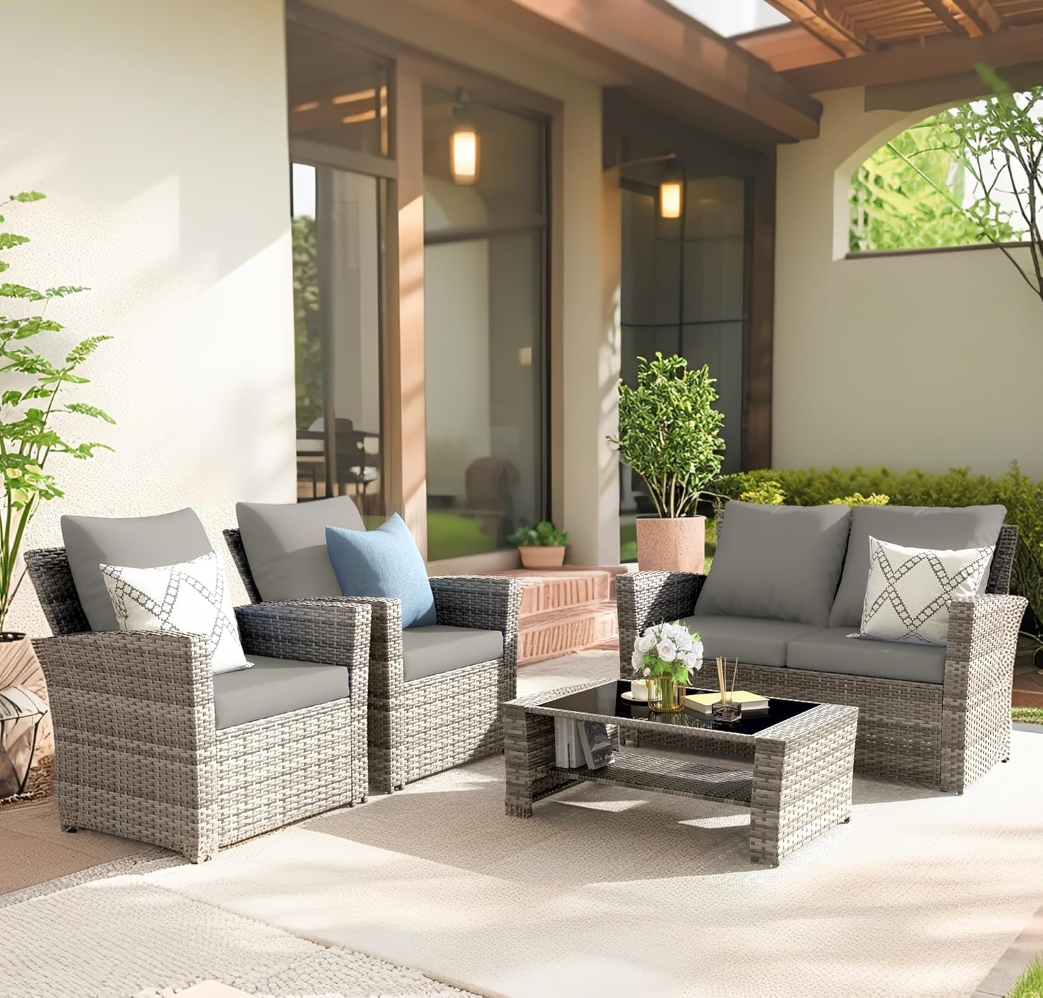 Set Divano Sezionale da Estern - Outdoor Furniture Grey recensione e prezzo
