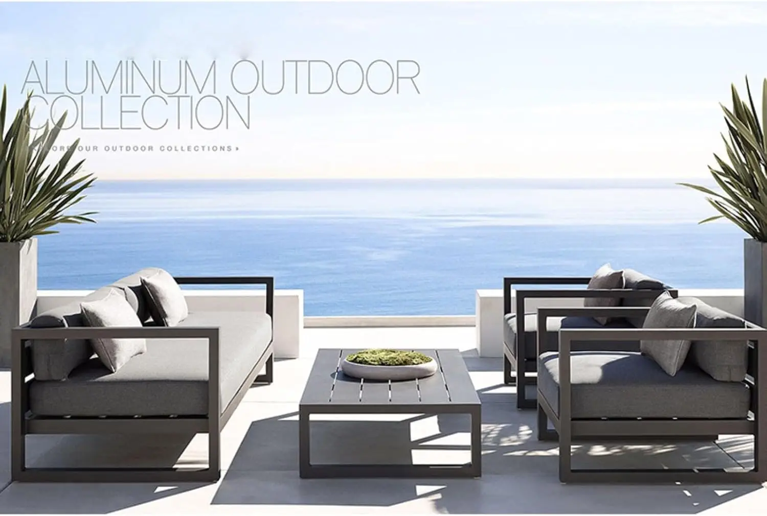 Divano Modulare da Esterno in  - Outdoor Furniture Grey recensione e prezzo