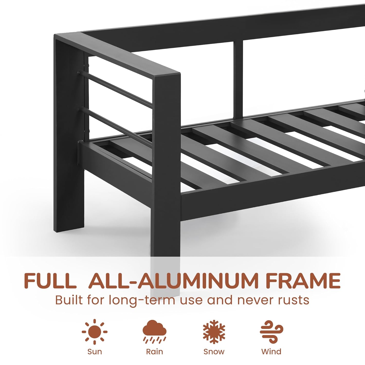 Poltrona da giardino in metall - Outdoor Furniture Grey recensione e prezzo
