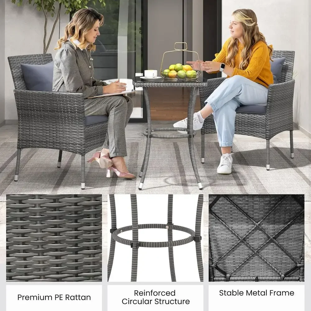 Set di mobili da giardino grig - Outdoor Furniture Grey recensione e prezzo