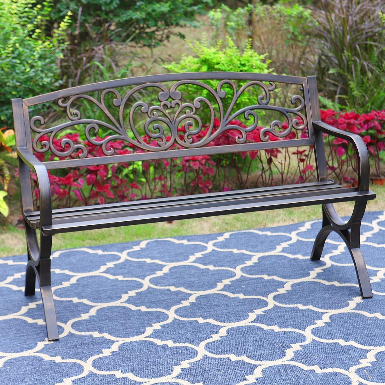Panca da Giardino in Bronzo da - Outdoor Furniture Iron recensione e prezzo