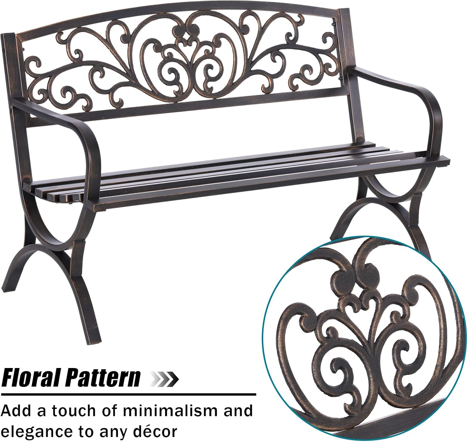 Panca da Giardino in Bronzo da - Outdoor Furniture Iron recensione e prezzo